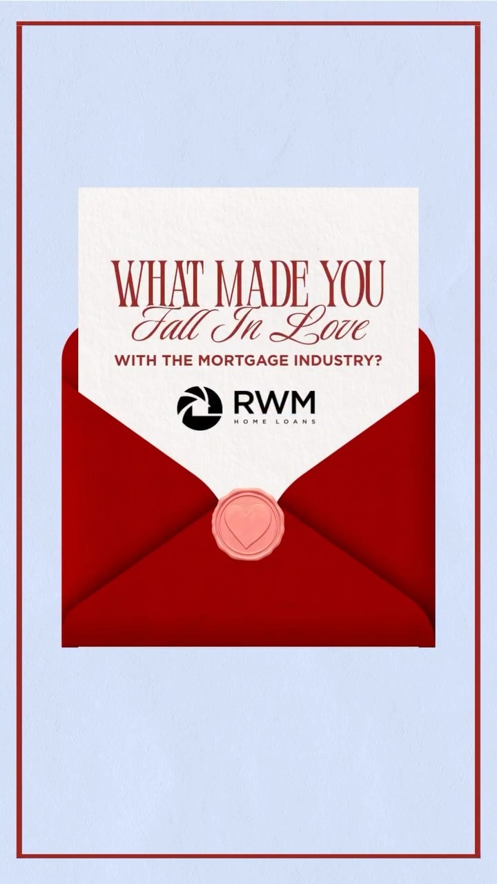 This Valentine’s Day, we’re sharing why our team fell in love with the mortgage industry.

Because helping people find home is more than a job, it’s our passion!💙🏡

#RWMHomeLoans #ValentinesDay #Love #Mortgage