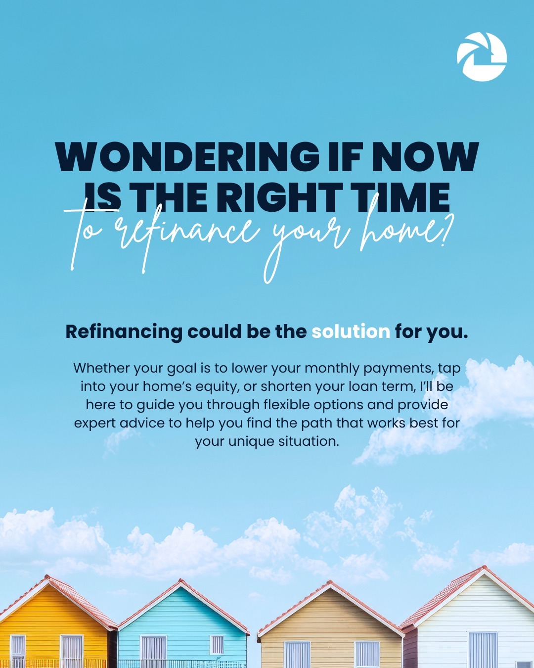 Lower payments, access your home’s equity, or pay off your loan sooner, whatever your goal, our team is here to guide you through flexible refinancing options! 🏡💙
 
#RWMHomeLoans #Mortgage #Home #RealEstate