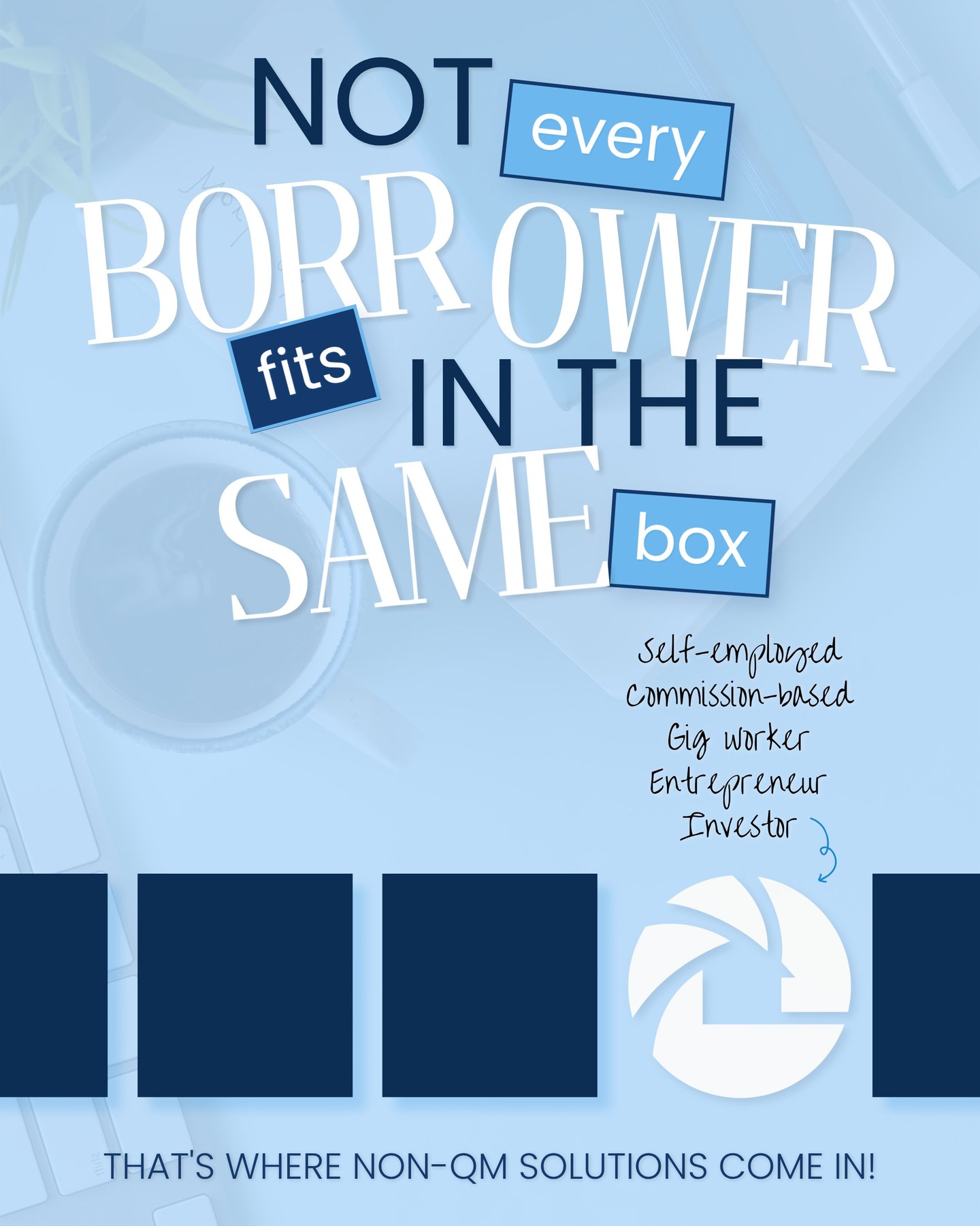 Not every borrower fits in the same box📦

Good thing home financing has options! Non-QM solutions can help borrowers with unique income situations find a path forward.

#RWMHomeLoans #RealEstate #Mortgage