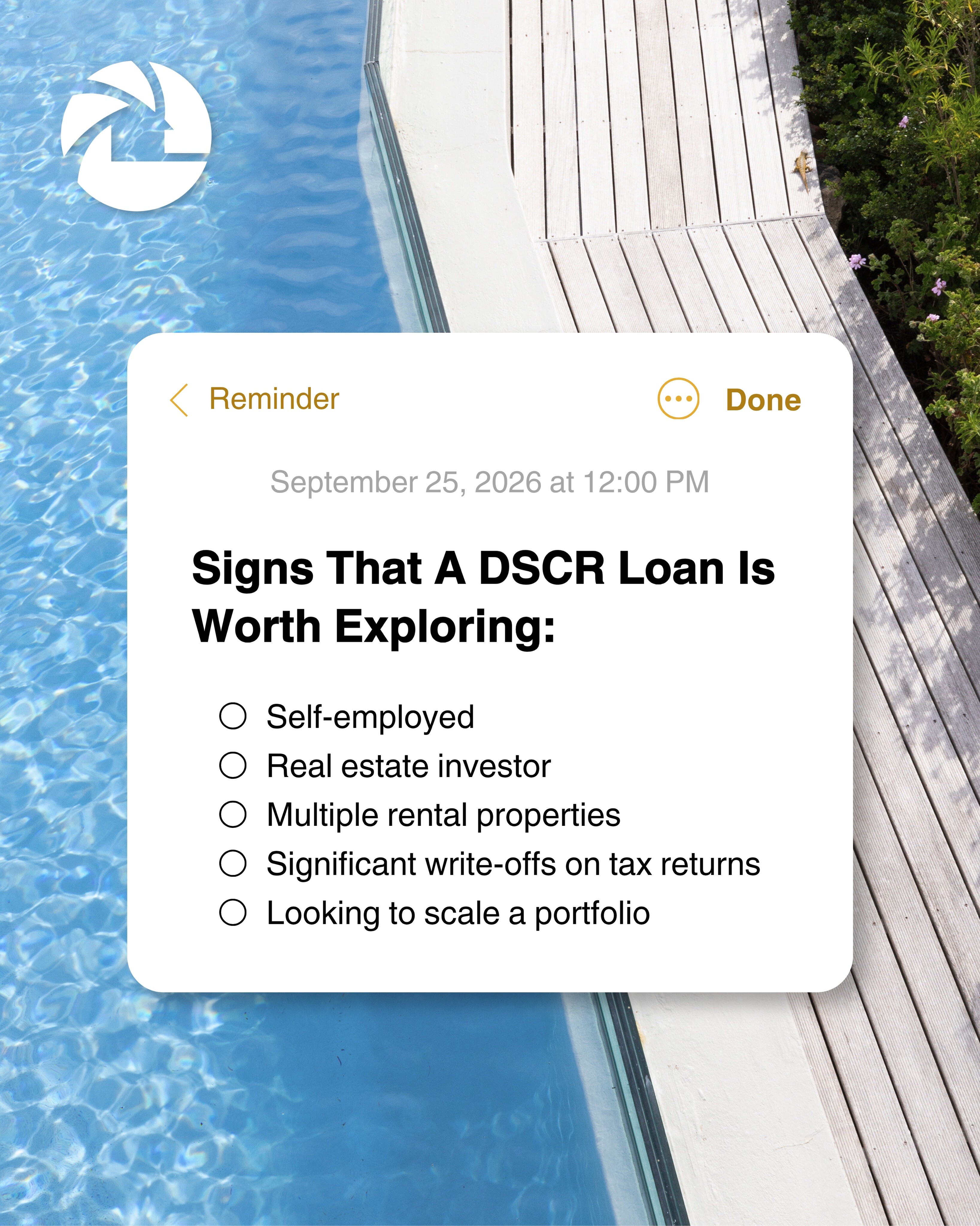 Could a DSCR loan be worth exploring for your investment goals? 🏡📈

If you’re looking to grow your real estate portfolio, our team is here to help you explore your options and find the right strategy for your goals!

#RWMHomeLoans #DSCR #RealEstate #Investing