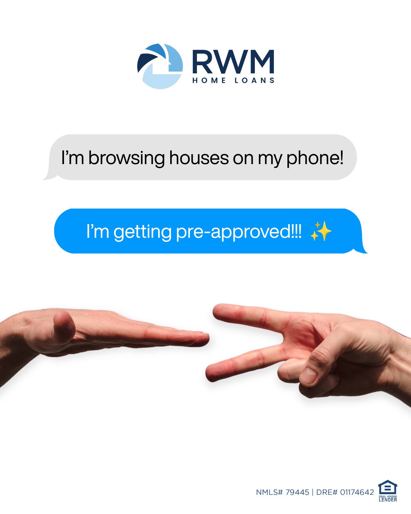 Getting pre-approved before I start browsing houses. 🏡✅

Know your budget, understand your options, and be ready to make an offer when you find the right home!

#RWMHomeLoans #RockPaperScissors #PreApproval